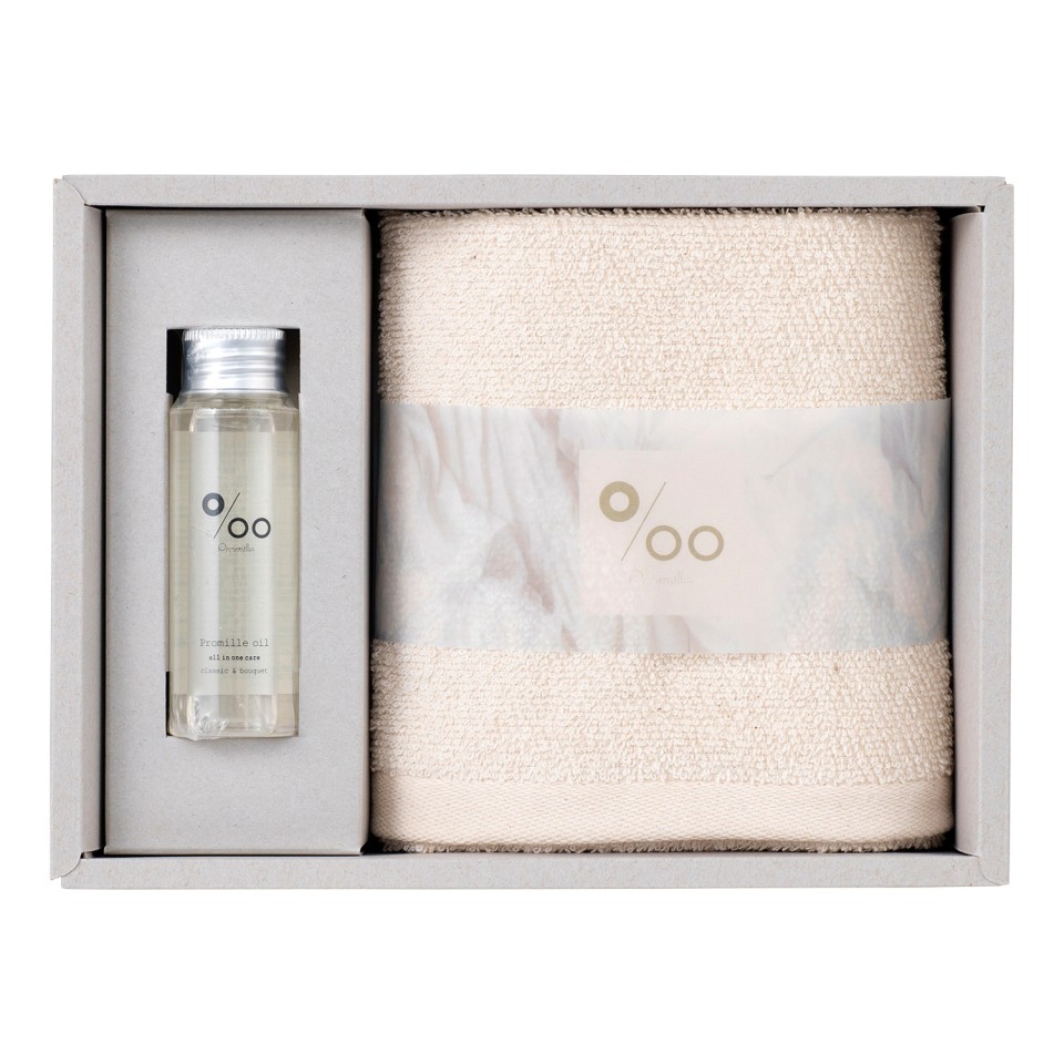 ヘア＆ボディオイル・タオルセット | 【TSUNAGU SENSHUKAI】出産内祝い