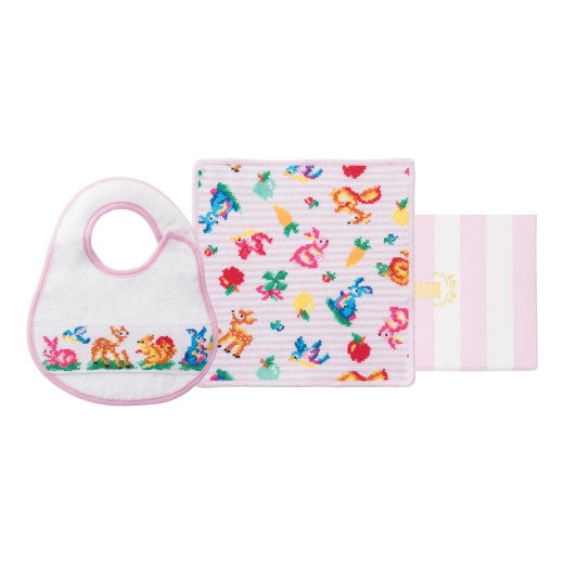 ⭐A⭐フェイラー ティップトップ フォレストセット ペールパープル ティップトップフォレストハンカチ・スタイセット ペールパープル
