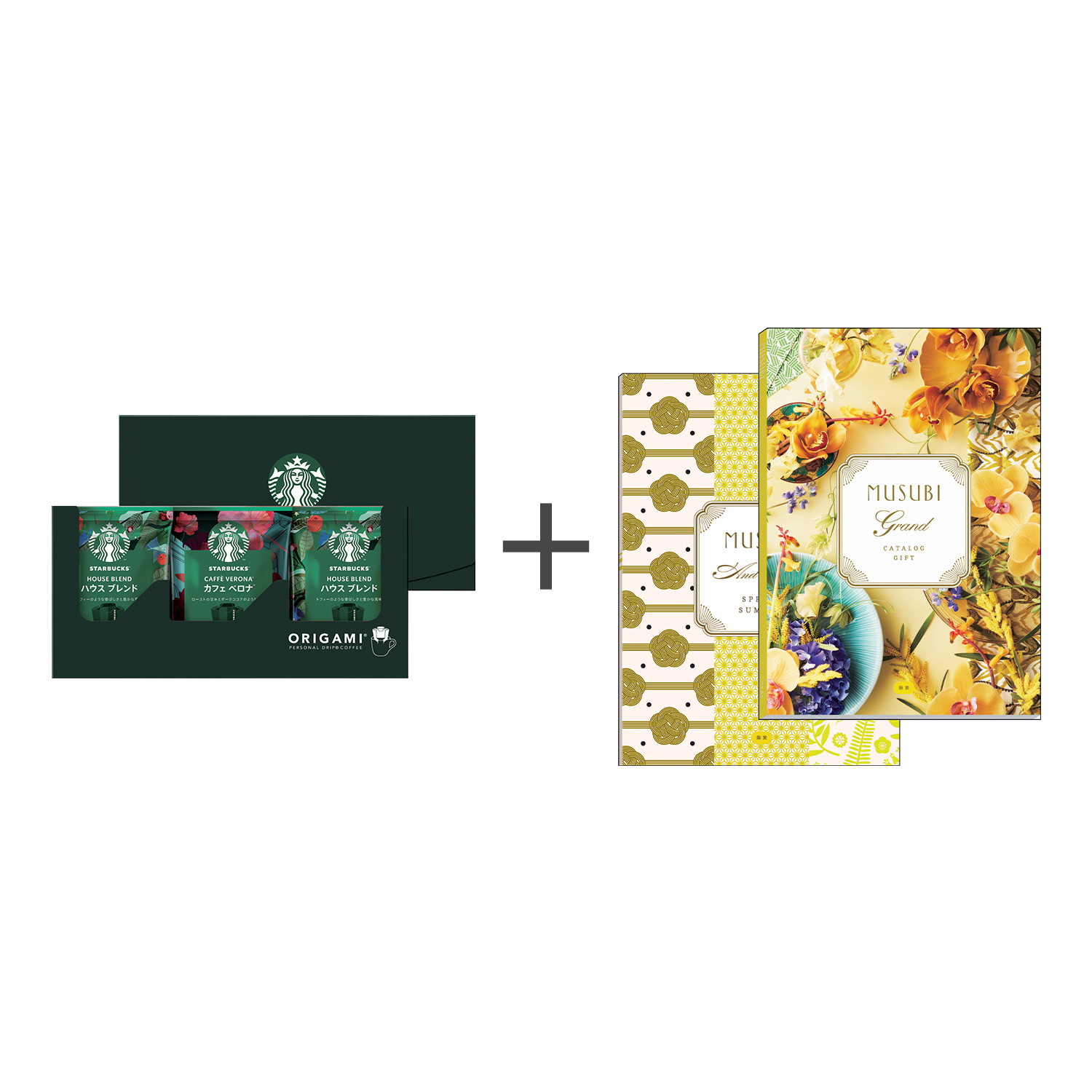 オリガミドリップコーヒー5袋入+カタログギフト MUSUBI〈藤黄/とうおう〉 オリガミドリップコーヒー5袋入+カタログギフト MUSUBI〈藤黄/とうおう〉