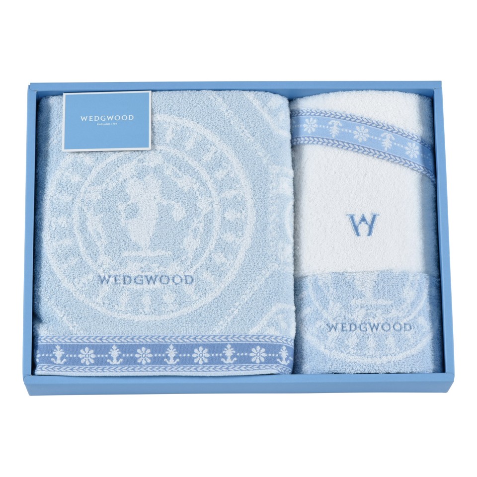  ウェッジウッドバスタオル ウォシュ＆フェイスタオル 3点セット バス・フェイス・ウォッシュタオルセット | 【TSUNAGU SENSHUKAI