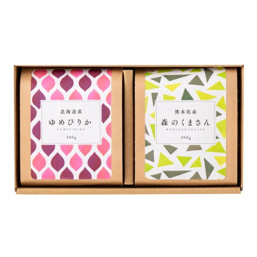 産地限定 ブランド米 2点セット お米2種食べくらべセット(2合パック) | 【TSUNAGU SENSHUKAI】出産