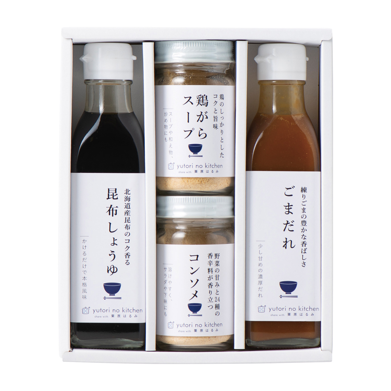 【お急ぎ便】 料理家 栗原はるみ監修 調味料4本セット 【お急ぎ便】 料理家 栗原はるみ監修 調味料4本セット
