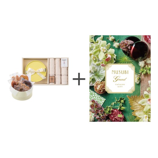 パティスリー キハチ アソートBOX M＆今治エコリーフタオル3枚セット＋