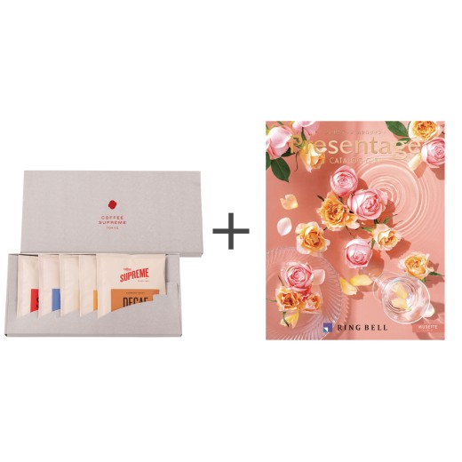Coffee Supreme ドリップボックスセット5袋入＋リンベル カタログ